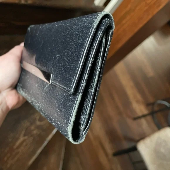 Gucci Tom Ford era black trifold leather wallet - Picture 7 of 15
